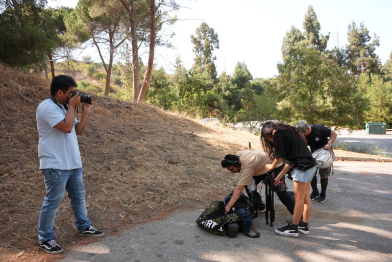 Community members and Occidental College students creating a film through Leading Involvement in Film Technique (LIFT): Participatory Media from
Formerly Incarcerated AAPI Communities in Southern California.