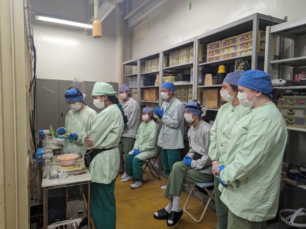 Students working in the lab with scientists at Kyoto University’s Center for Evolutionary Origins of Human Behavior in Inuyama Japan.