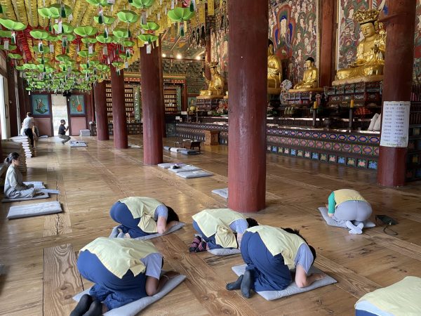 During Temple stay, Haeinsa, Hapchun, South Korea.