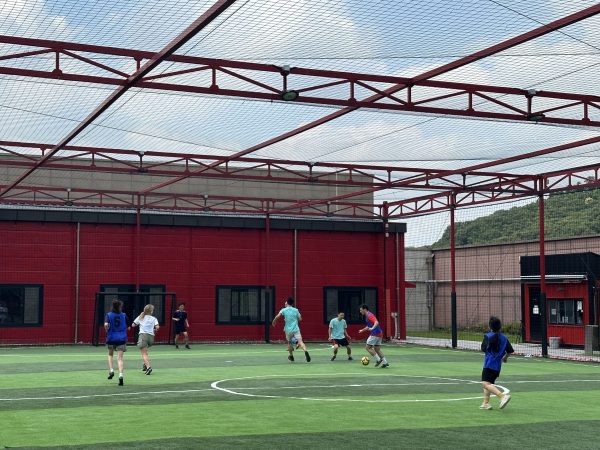 Toward the end of the SFF trip, Skidmore students engaged in a soccer game with North Korean interlocutors.